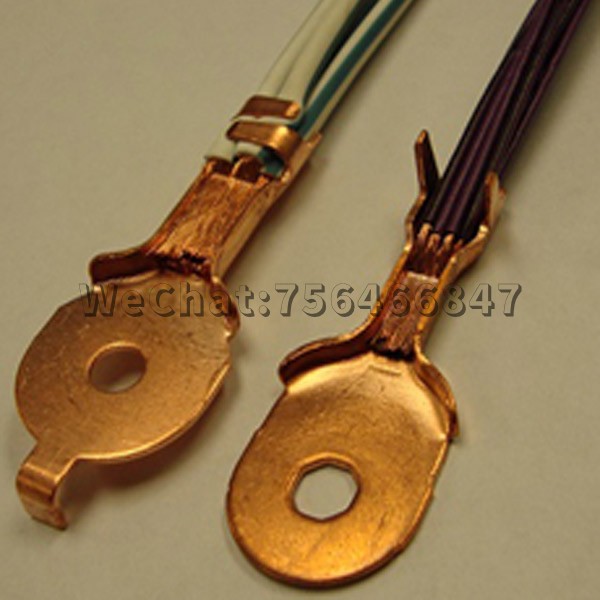 环形端子与多芯铜电缆线超声波金属焊接机